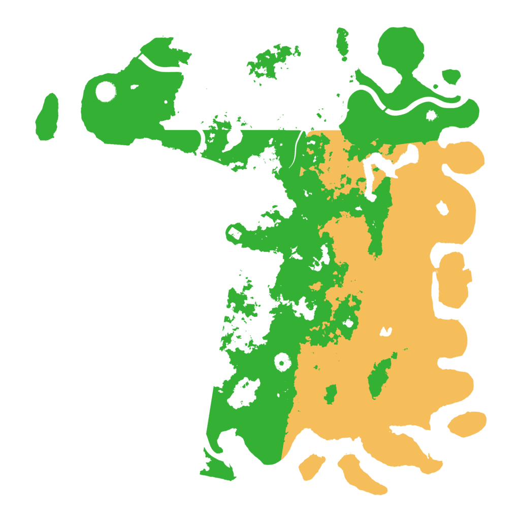 Biome Rust Map: Procedural Map, Size: 4500, Seed: 2051295466