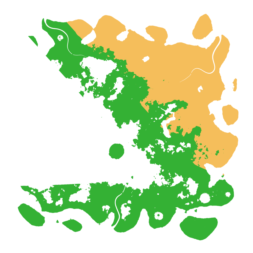 Biome Rust Map: Procedural Map, Size: 4500, Seed: 2133831687