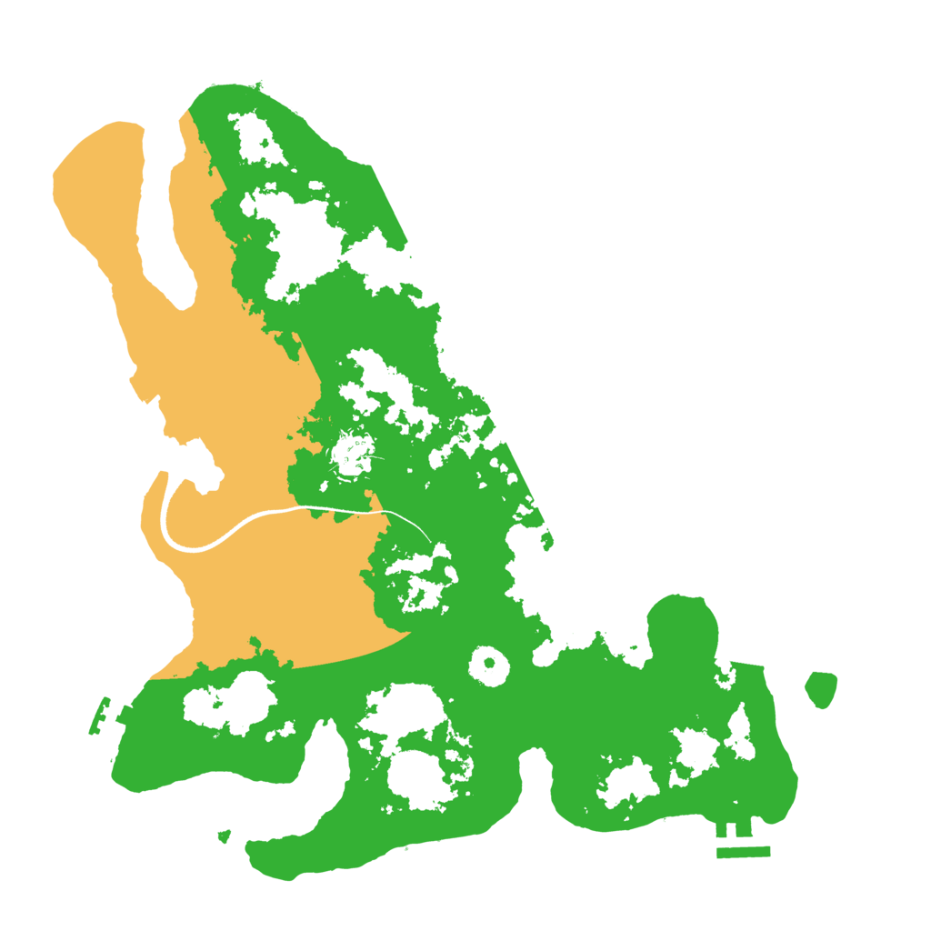 Biome Rust Map: Procedural Map, Size: 3500, Seed: 811614694