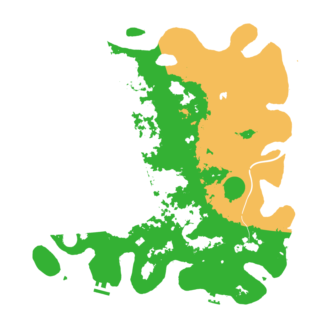 Biome Rust Map: Procedural Map, Size: 4000, Seed: 740678163