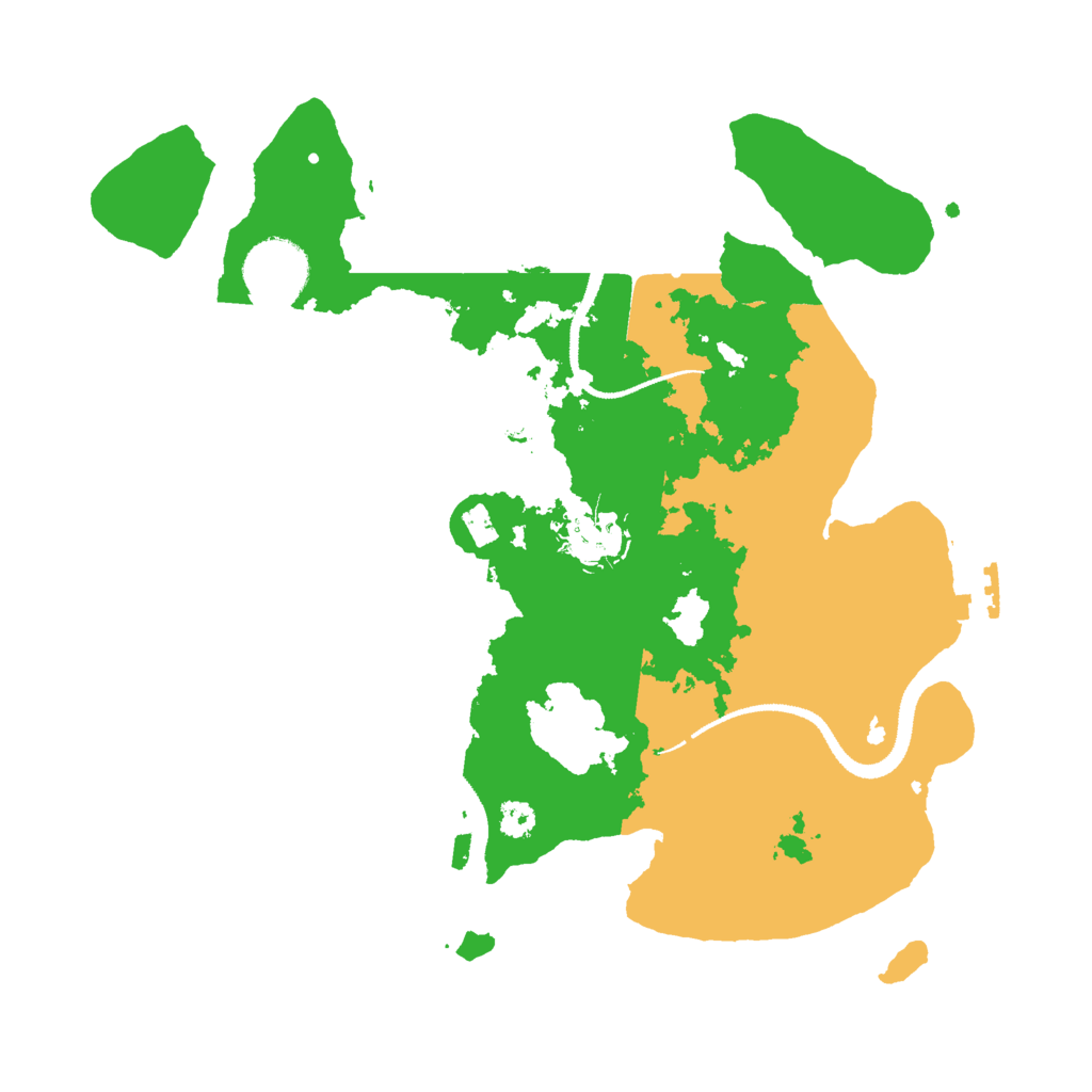 Biome Rust Map: Procedural Map, Size: 3000, Seed: 359314416