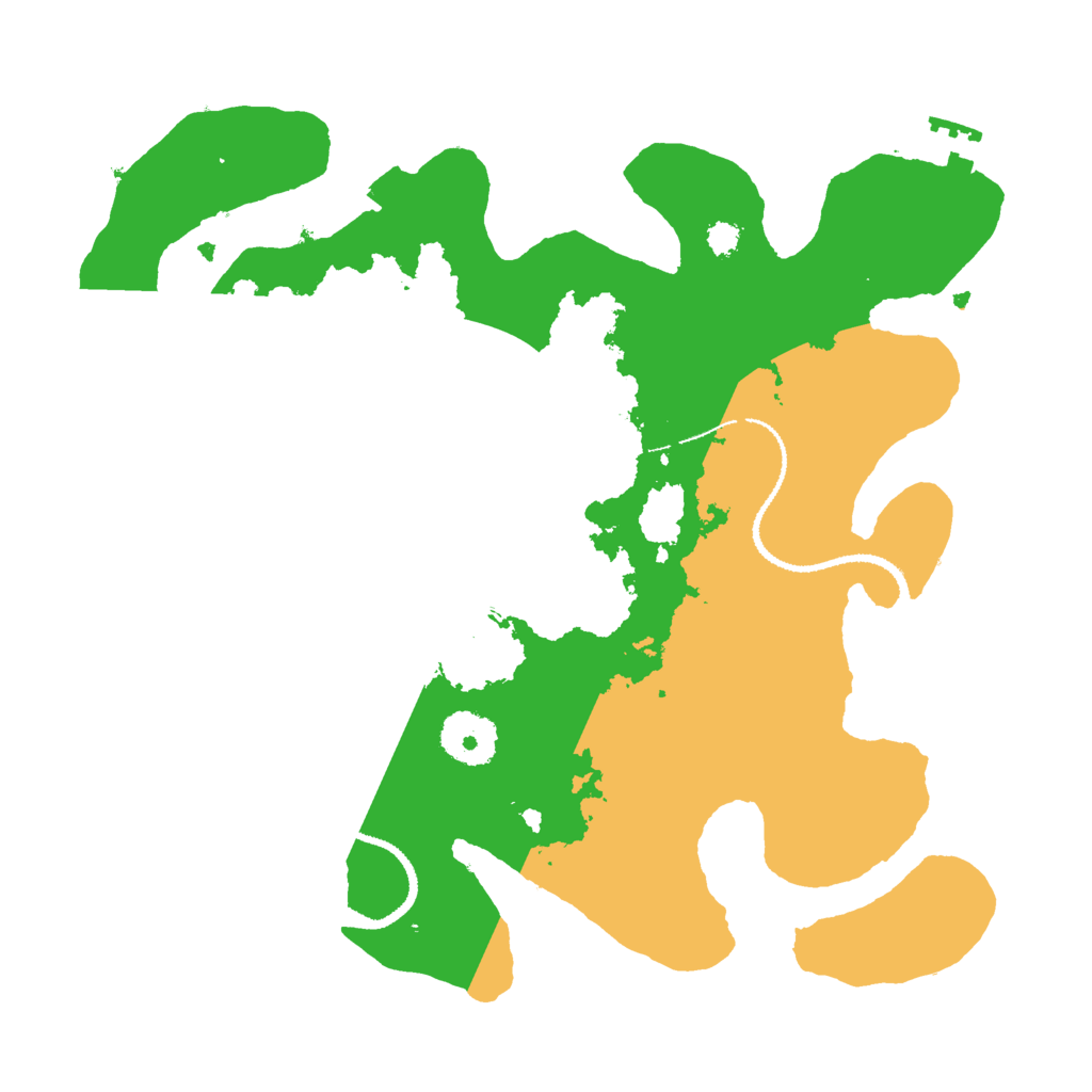 Biome Rust Map: Procedural Map, Size: 3000, Seed: 317098147