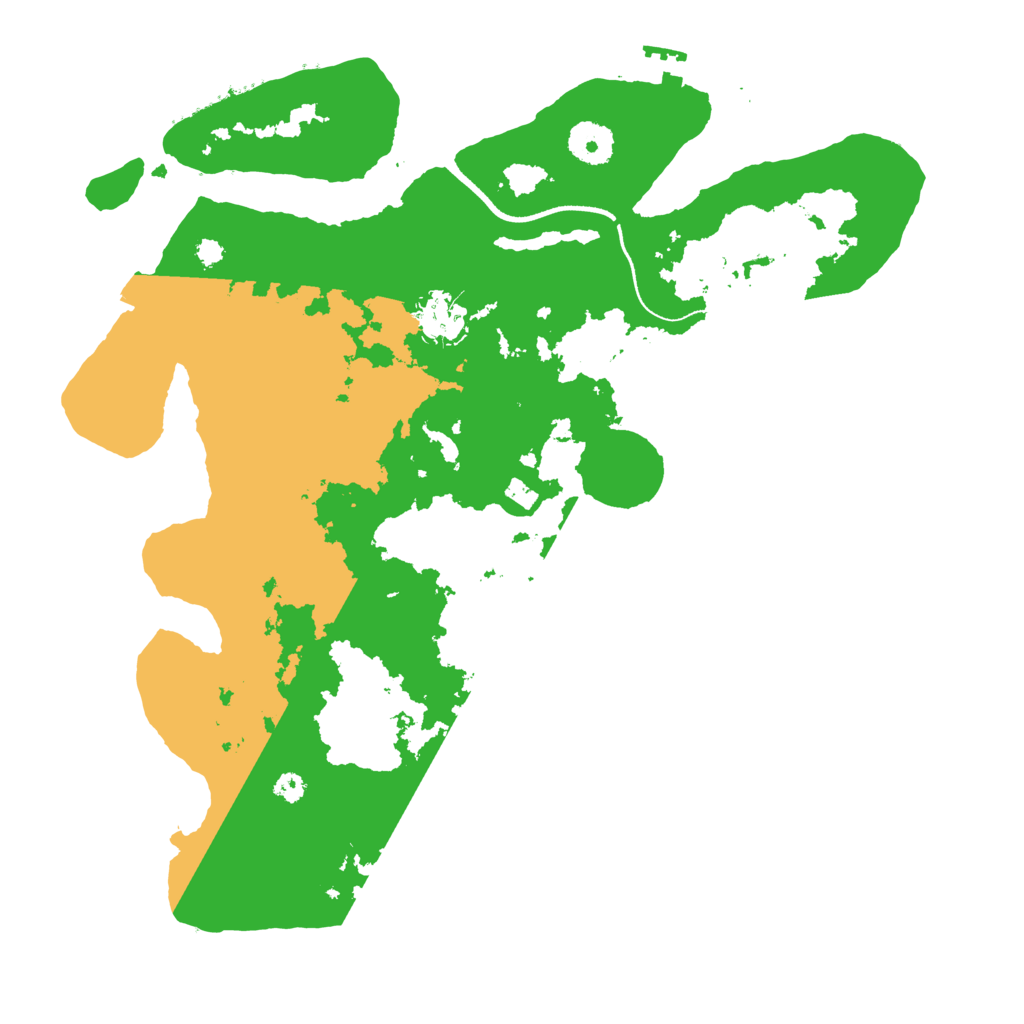 Biome Rust Map: Procedural Map, Size: 3500, Seed: 468031108