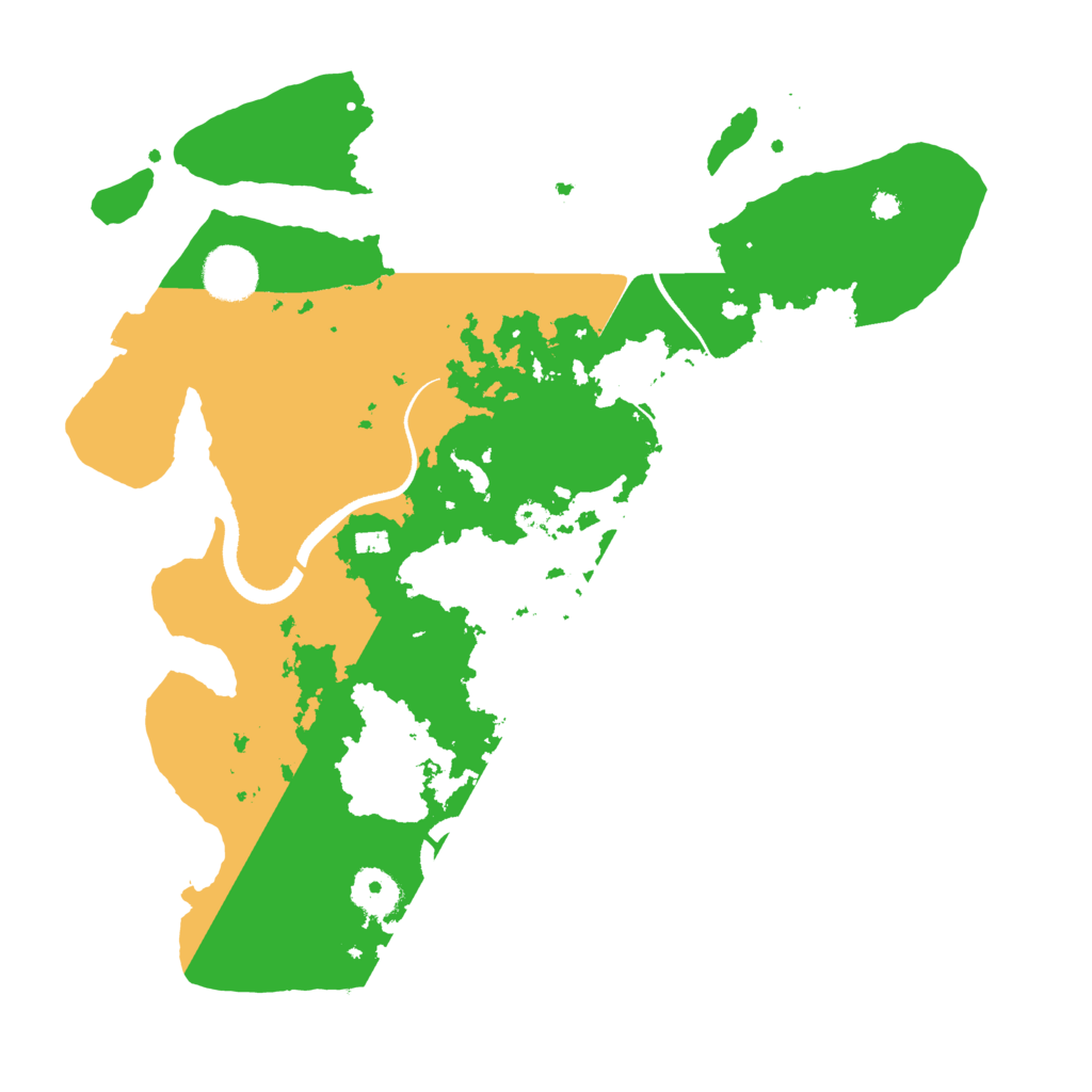 Biome Rust Map: Procedural Map, Size: 3500, Seed: 468031108