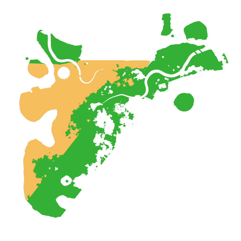 Biome Rust Map: Procedural Map, Size: 3500, Seed: 1768636555