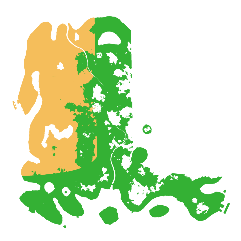 Biome Rust Map: Procedural Map, Size: 4250, Seed: 518785798