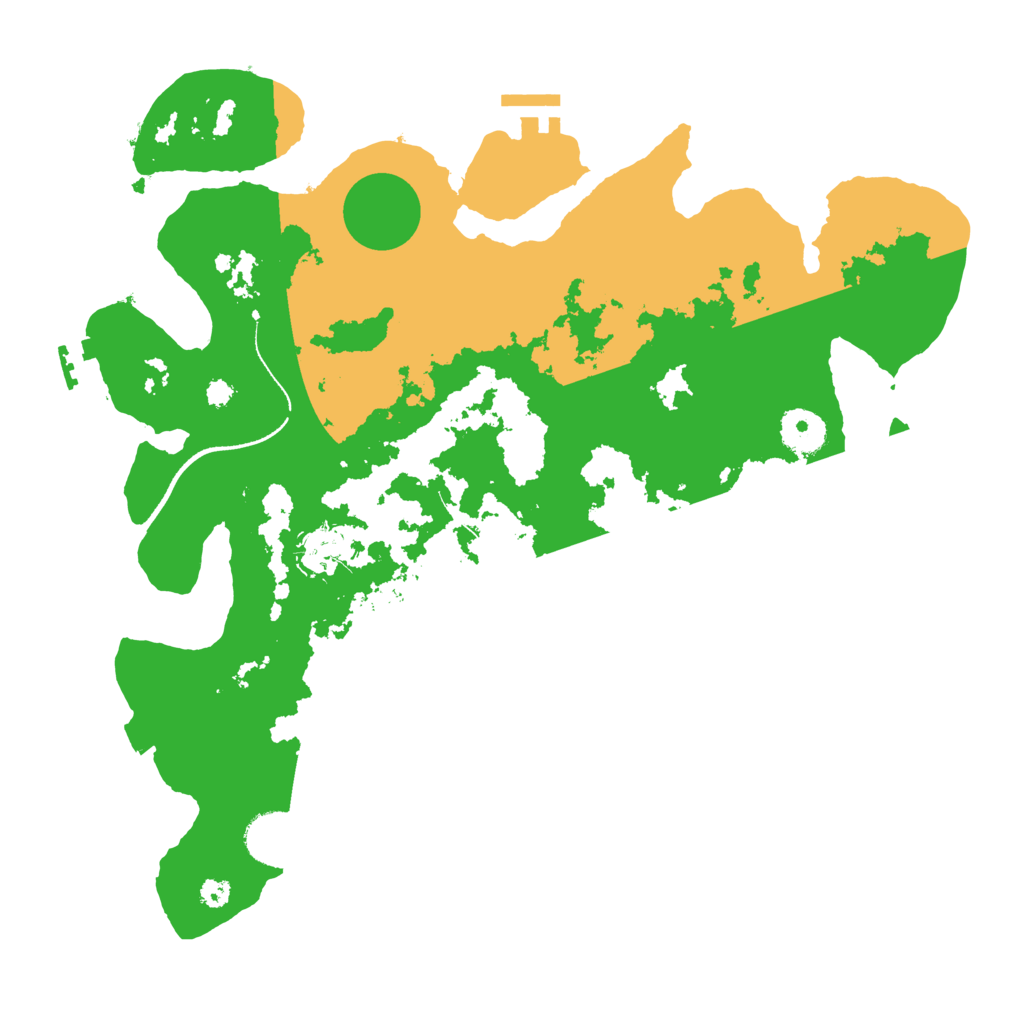 Biome Rust Map: Procedural Map, Size: 3500, Seed: 537315914