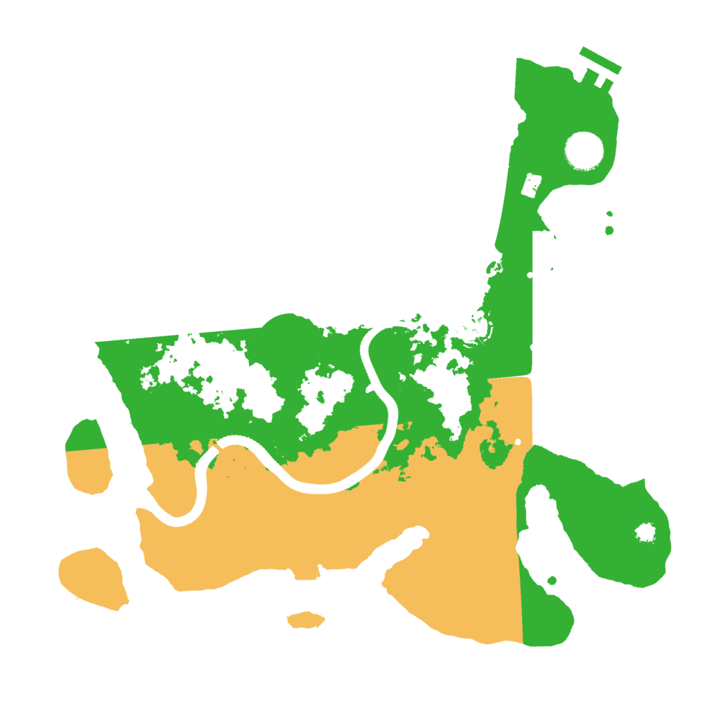 Biome Rust Map: Procedural Map, Size: 3250, Seed: 327018535