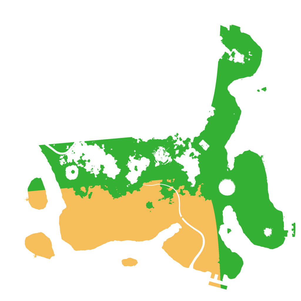 Biome Rust Map: Procedural Map, Size: 3250, Seed: 327018535