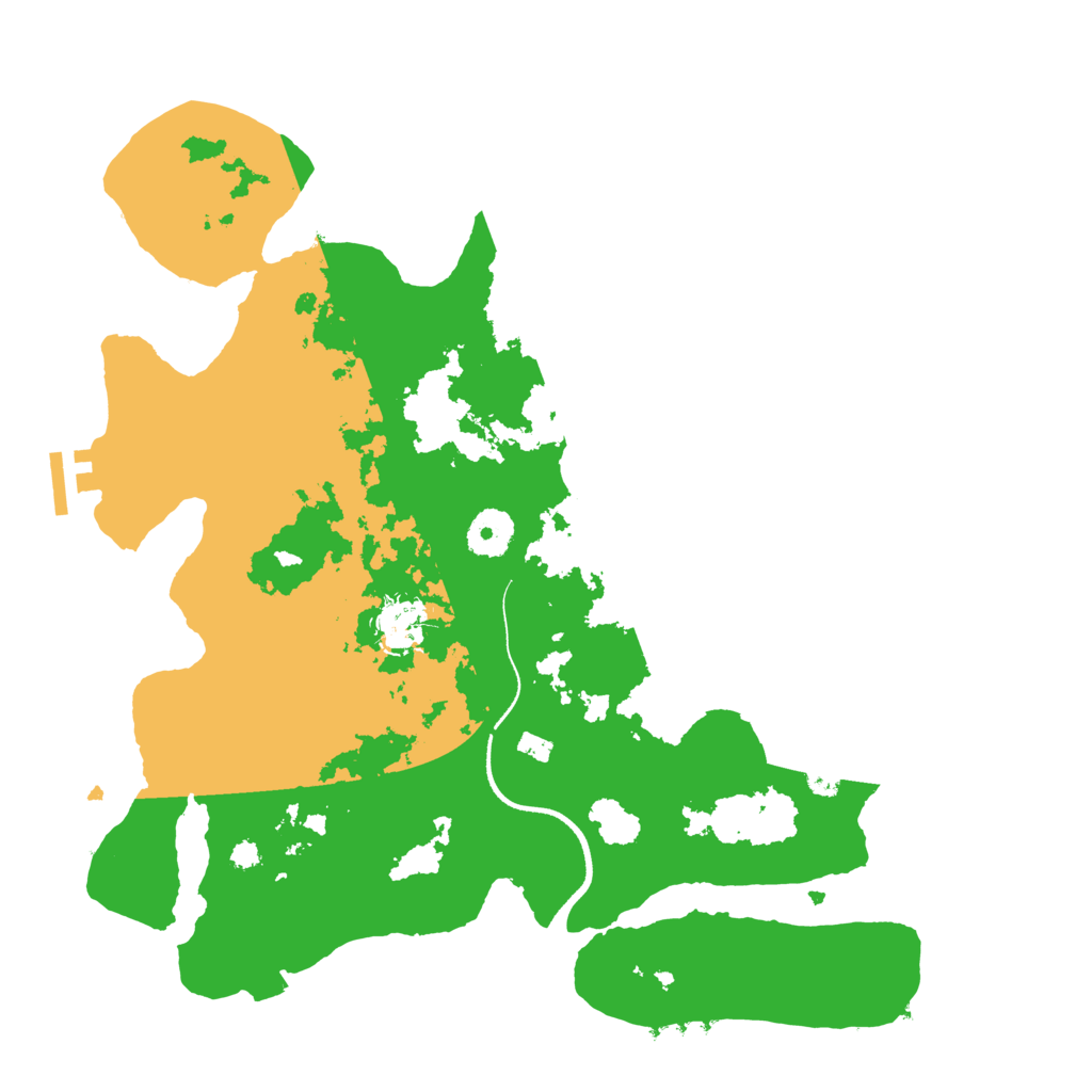 Biome Rust Map: Procedural Map, Size: 3500, Seed: 1982565231