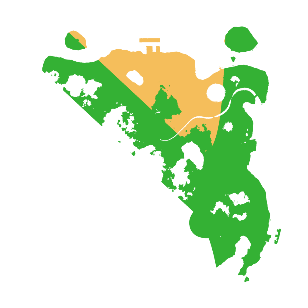 Biome Rust Map: Procedural Map, Size: 3000, Seed: 97592