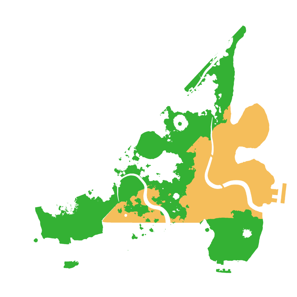 Biome Rust Map: Procedural Map, Size: 3000, Seed: 837522298