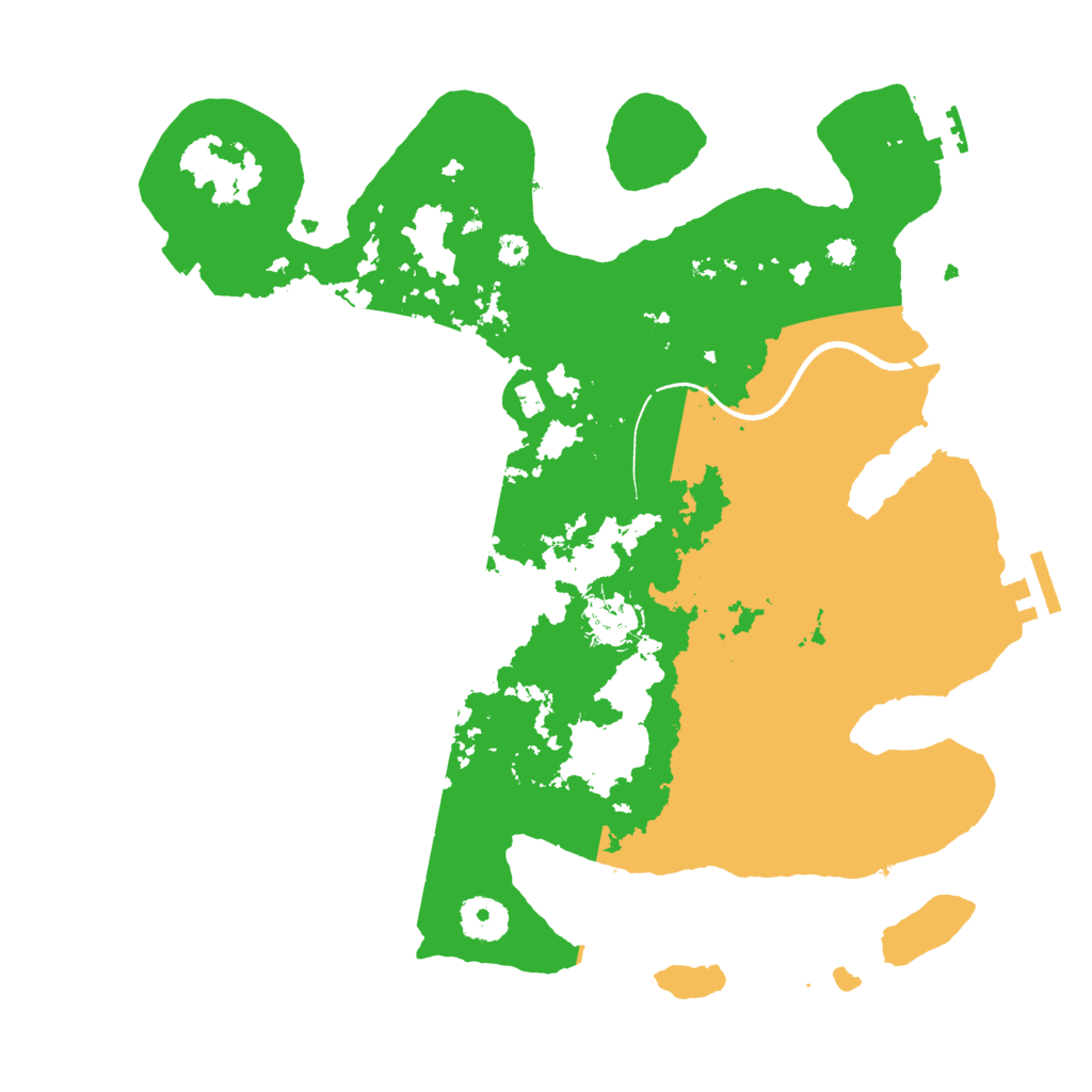 Biome Rust Map: Procedural Map, Size: 3500, Seed: 939803003