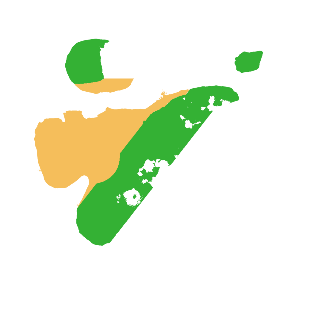 Biome Rust Map: Procedural Map, Size: 2000, Seed: 120716814