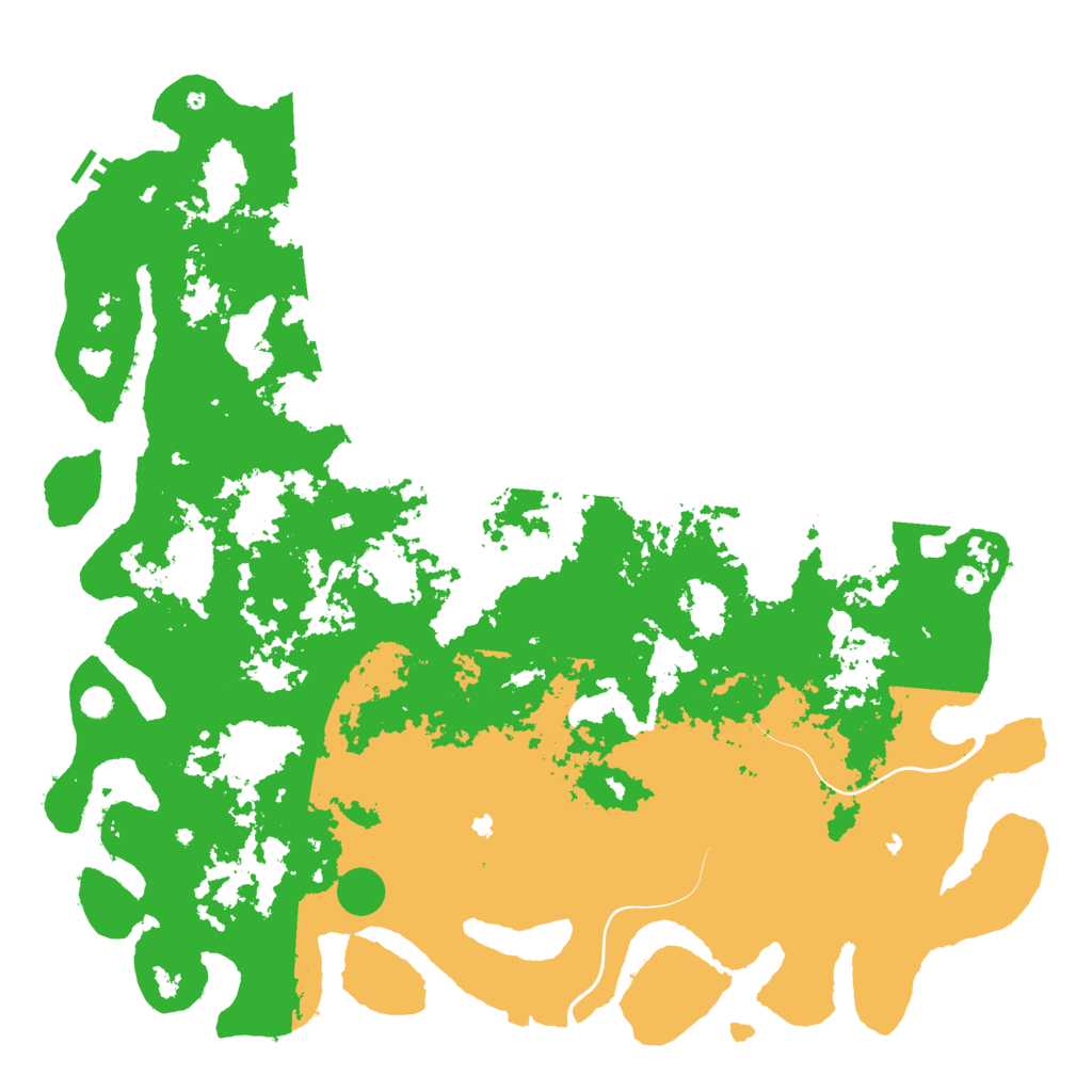Biome Rust Map: Procedural Map, Size: 6000, Seed: 9402