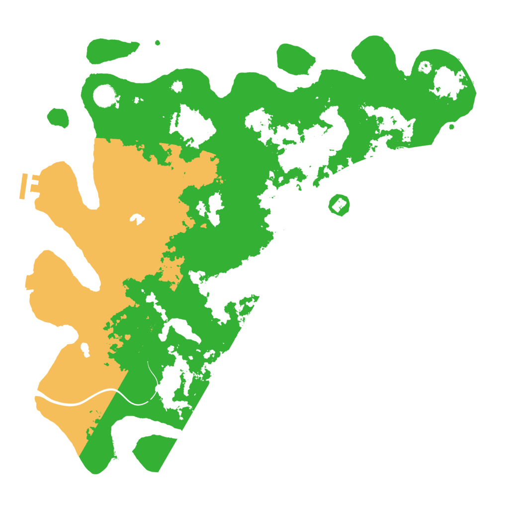 Biome Rust Map: Procedural Map, Size: 4000, Seed: 1829555494