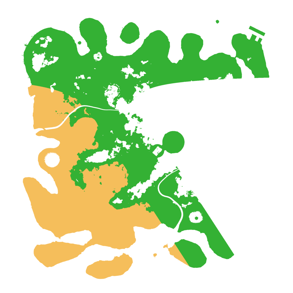 Biome Rust Map: Procedural Map, Size: 3500, Seed: 1187575315