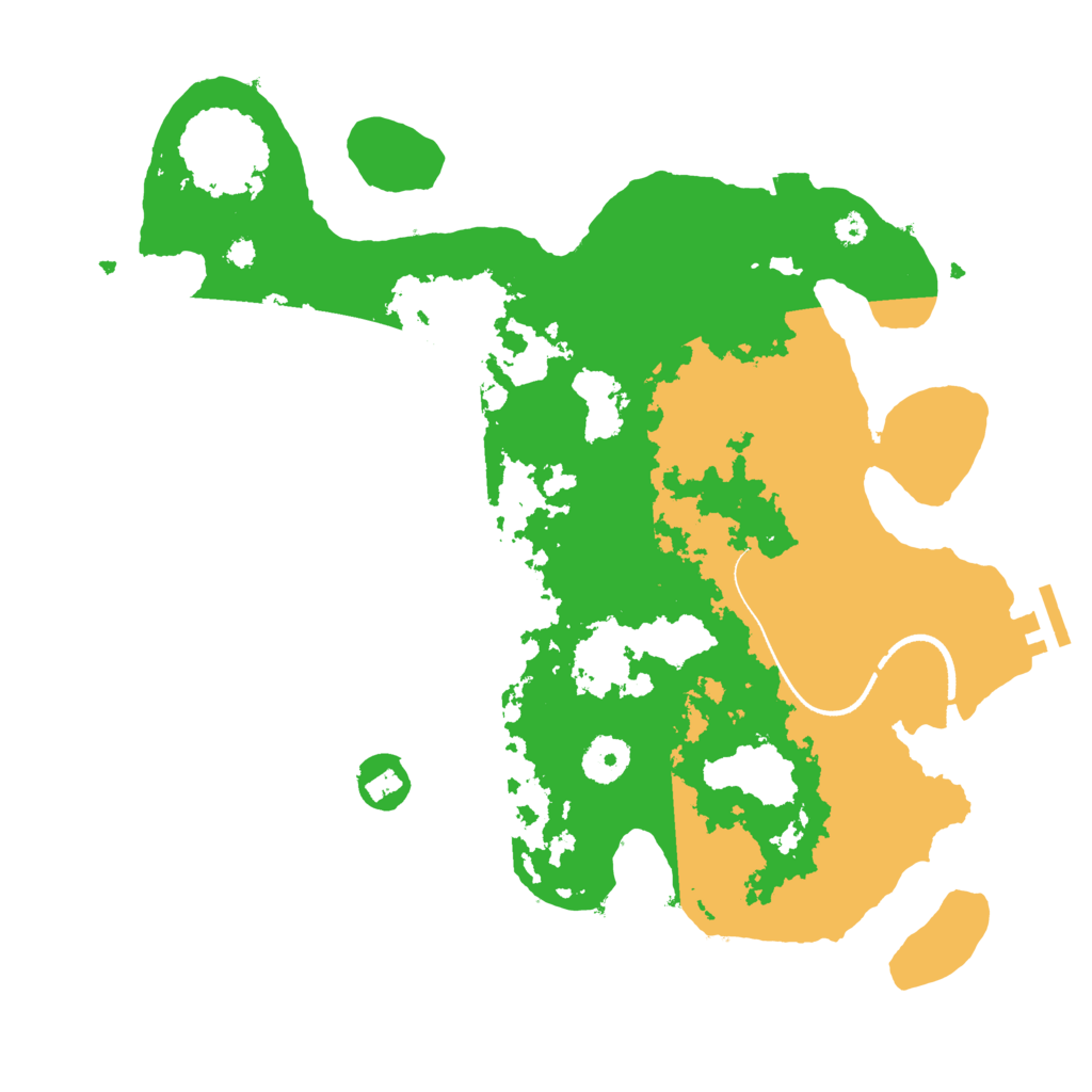 Biome Rust Map: Procedural Map, Size: 3500, Seed: 1603200239