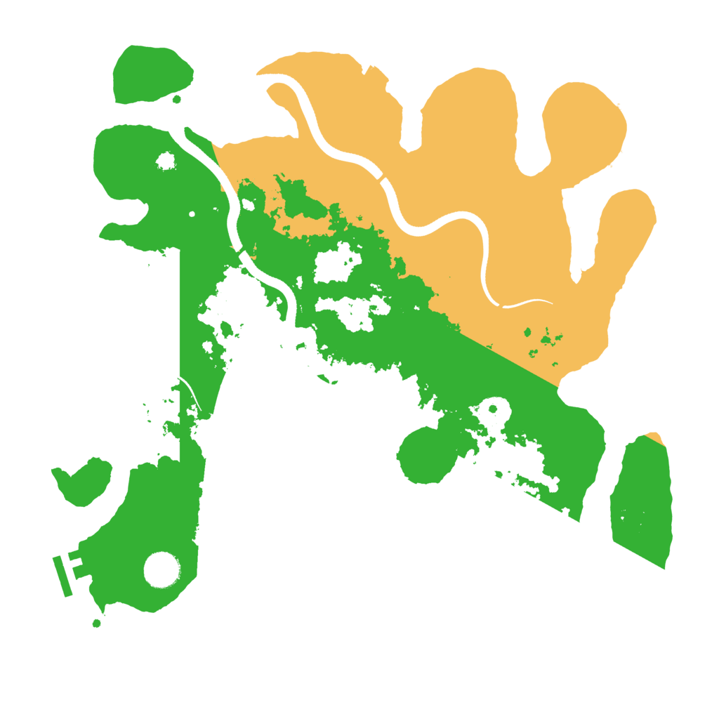 Biome Rust Map: Procedural Map, Size: 3500, Seed: 1140615800