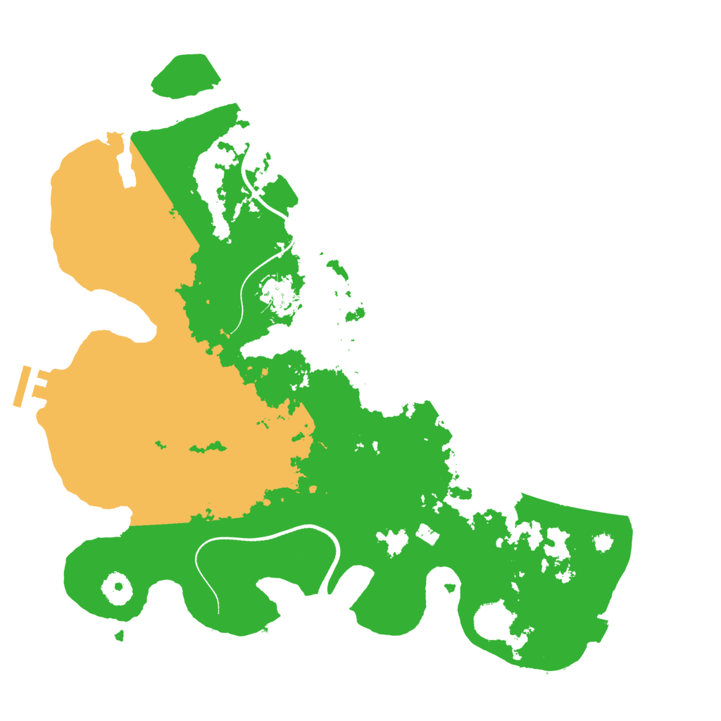 Biome Rust Map: Procedural Map, Size: 3500, Seed: 1534777733