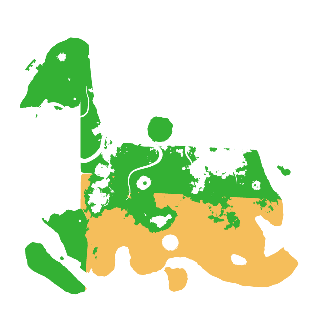 Biome Rust Map: Procedural Map, Size: 3500, Seed: 306552060