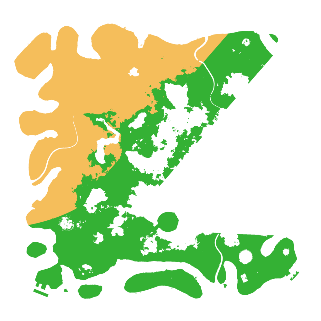 Biome Rust Map: Procedural Map, Size: 4250, Seed: 755622694