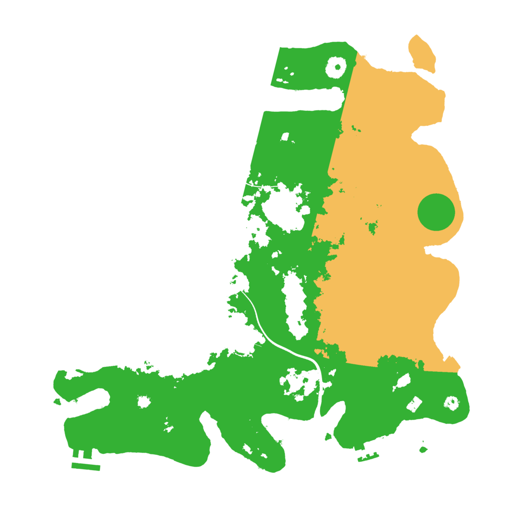 Biome Rust Map: Procedural Map, Size: 3600, Seed: 1768636553