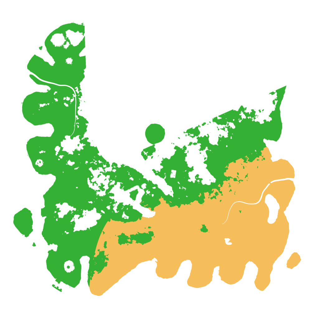 Biome Rust Map: Procedural Map, Size: 4300, Seed: 190024