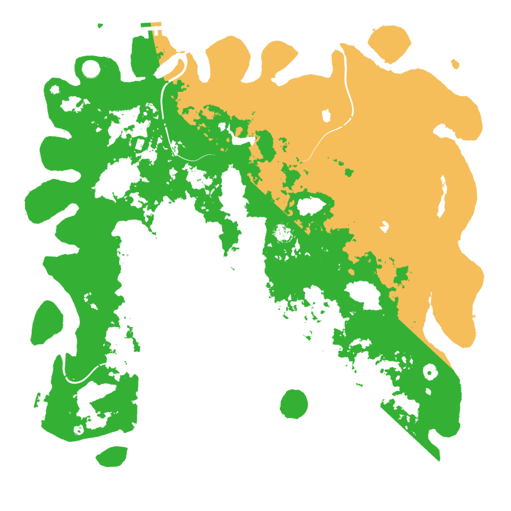 Biome Rust Map: Procedural Map, Size: 5000, Seed: 94567232