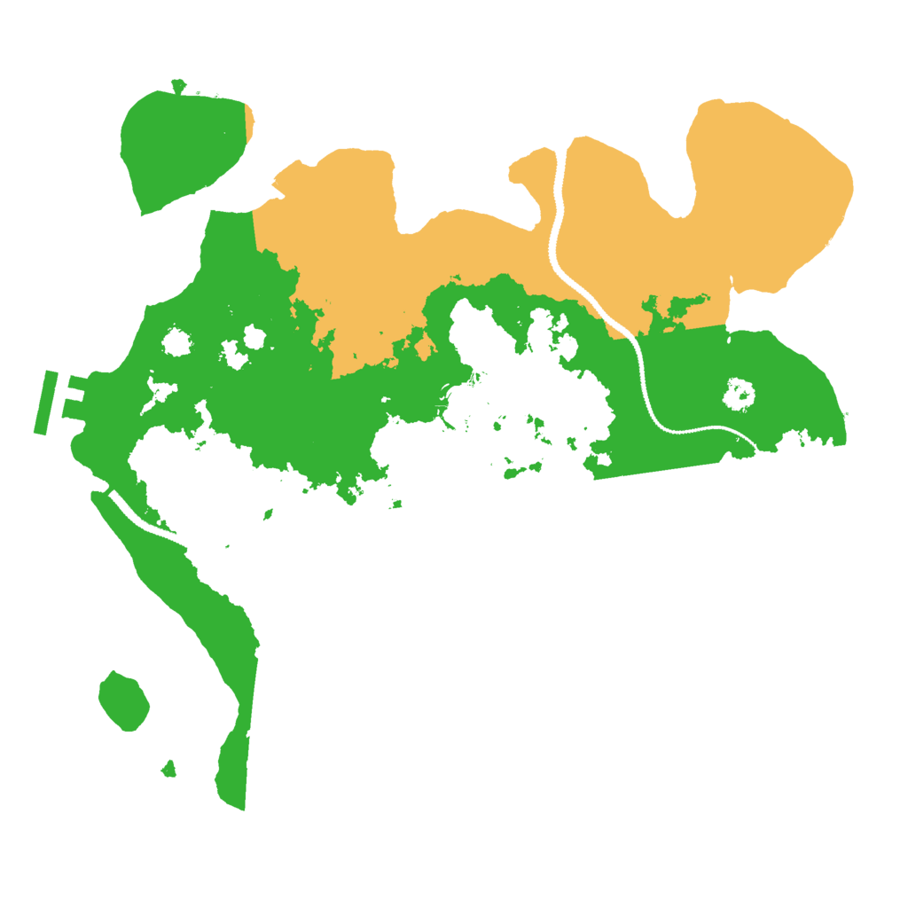 Biome Rust Map: Procedural Map, Size: 2860, Seed: 50000