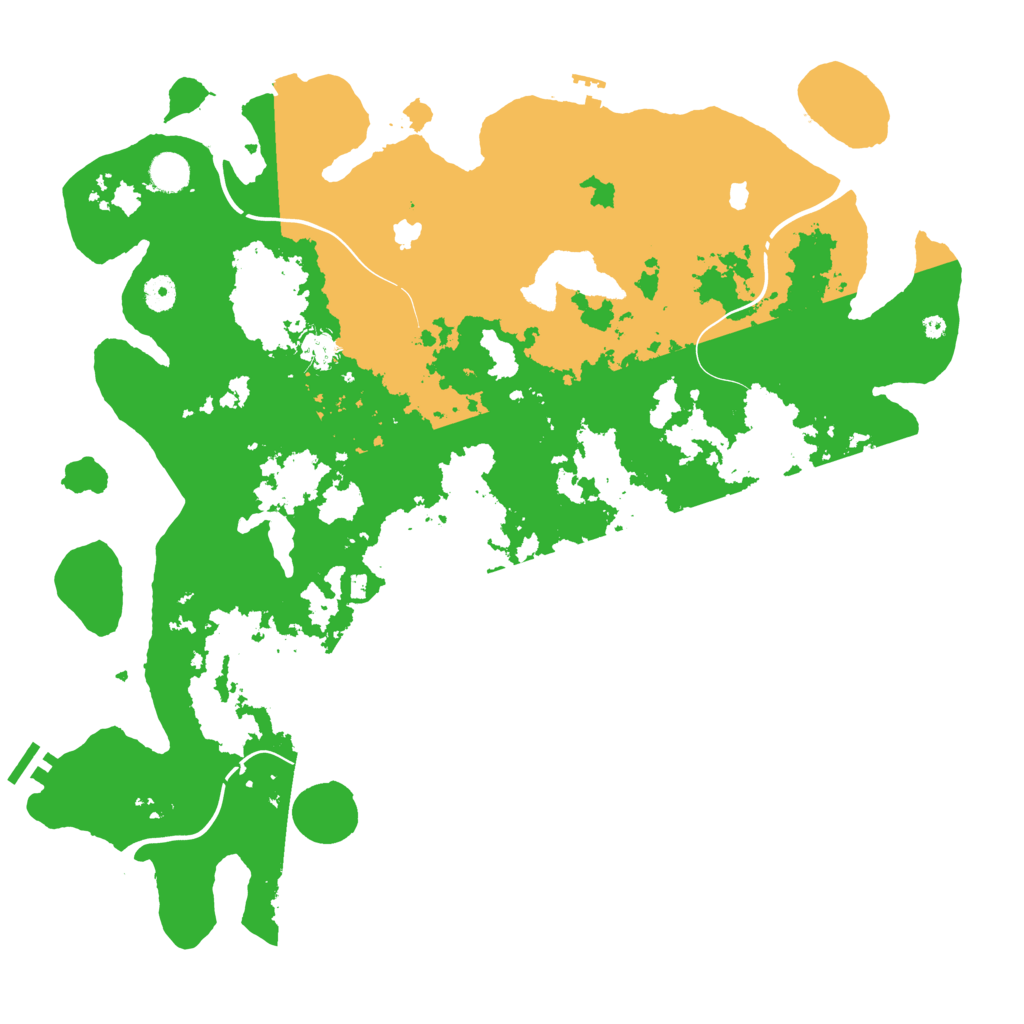 Biome Rust Map: Procedural Map, Size: 4500, Seed: 434894809