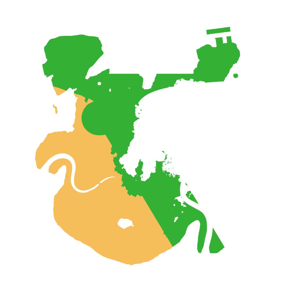 Biome Rust Map: Procedural Map, Size: 2500, Seed: 1609701556