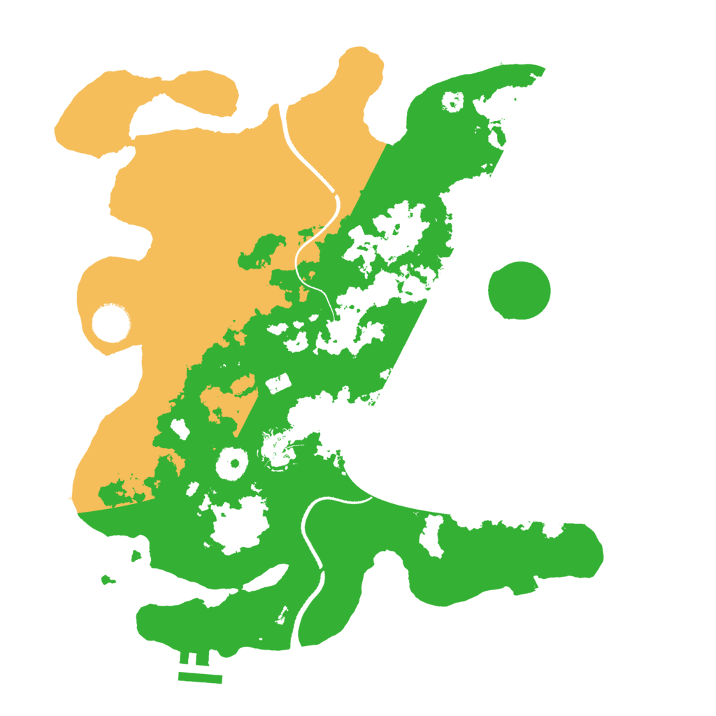 Biome Rust Map: Procedural Map, Size: 3300, Seed: 2122471128