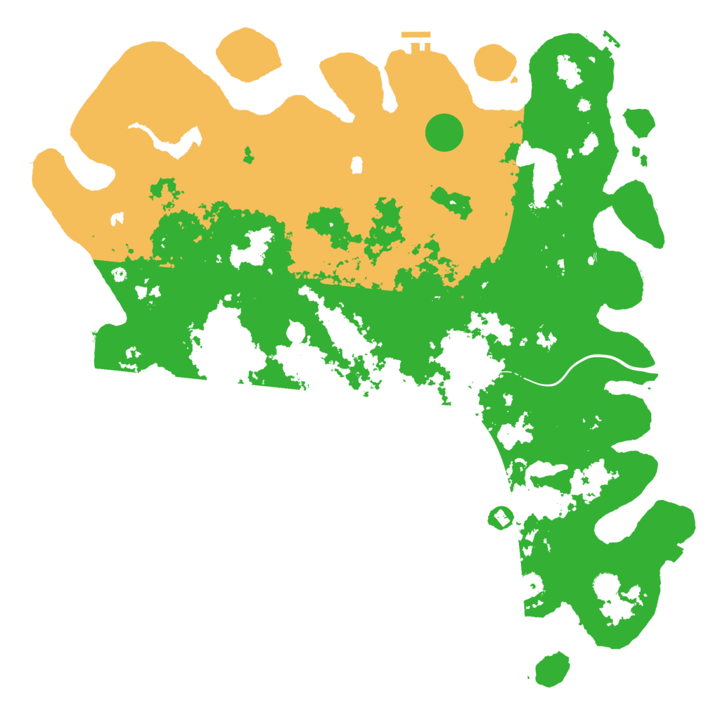 Biome Rust Map: Procedural Map, Size: 5000, Seed: 462232720