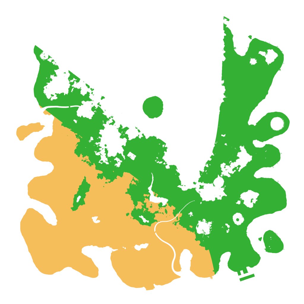 Biome Rust Map: Procedural Map, Size: 4000, Seed: 1322108425