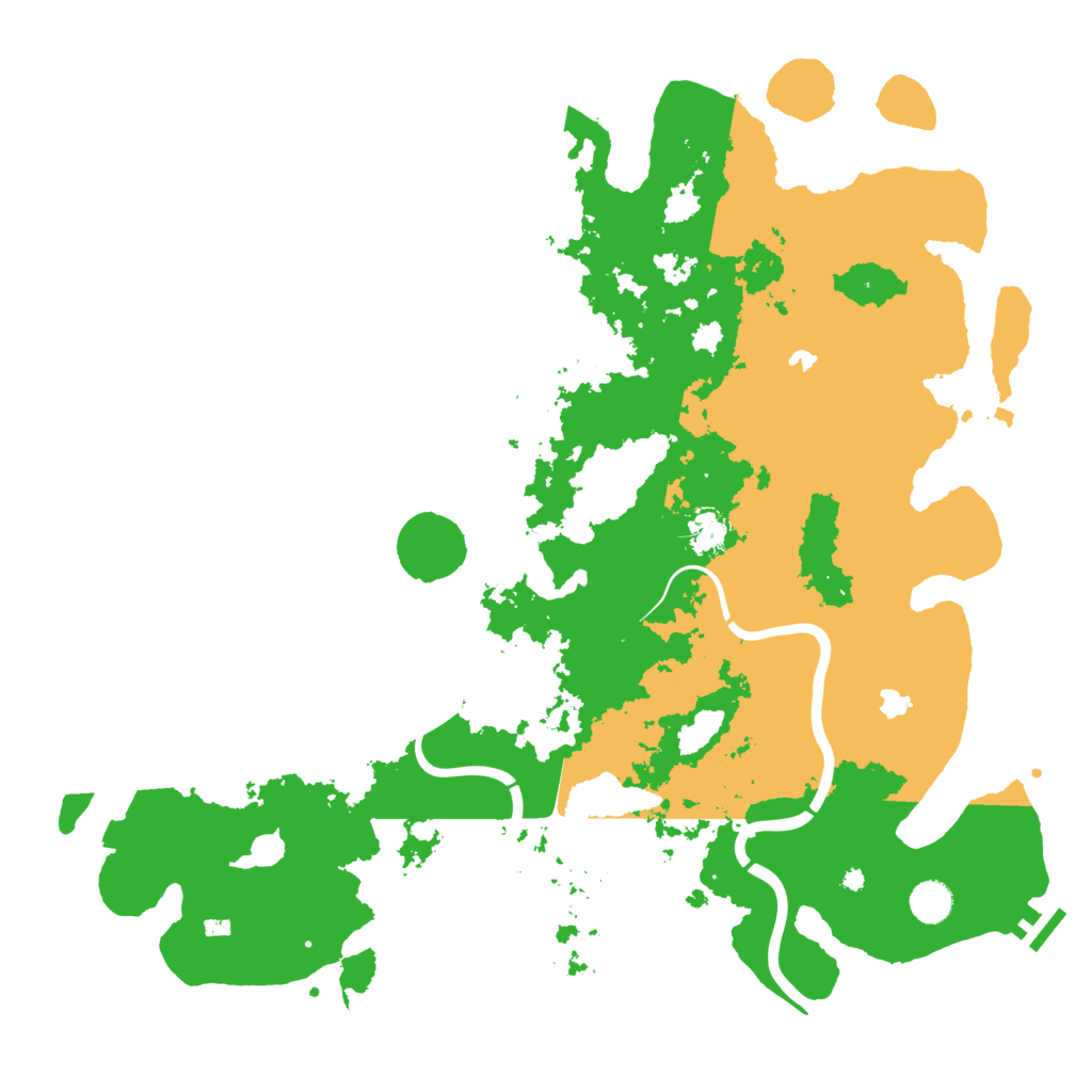 Biome Rust Map: Procedural Map, Size: 4500, Seed: 957218395