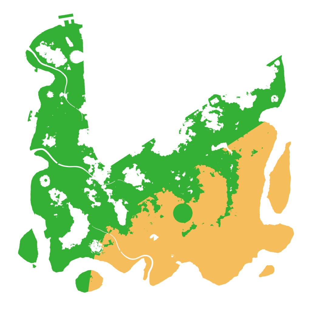 Biome Rust Map: Procedural Map, Size: 4250, Seed: 122656565