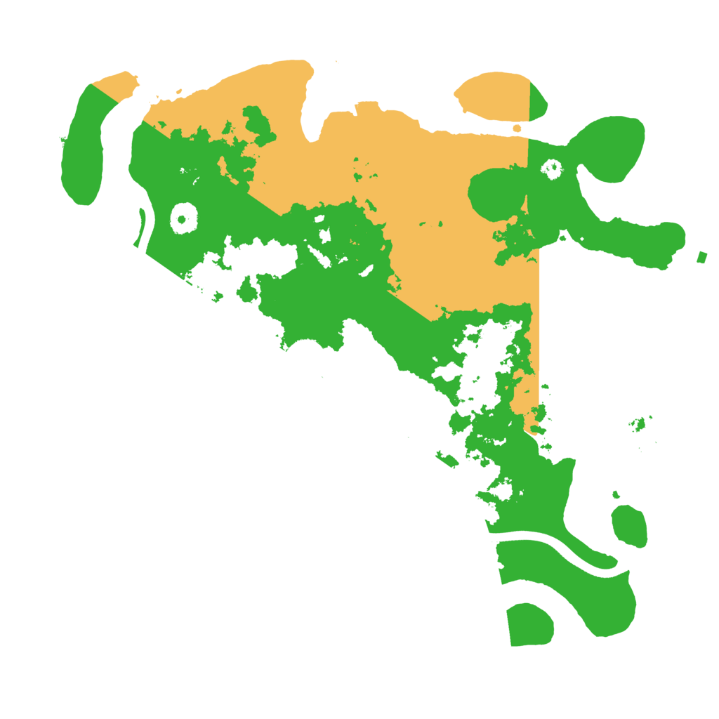 Biome Rust Map: Procedural Map, Size: 3600, Seed: 21910