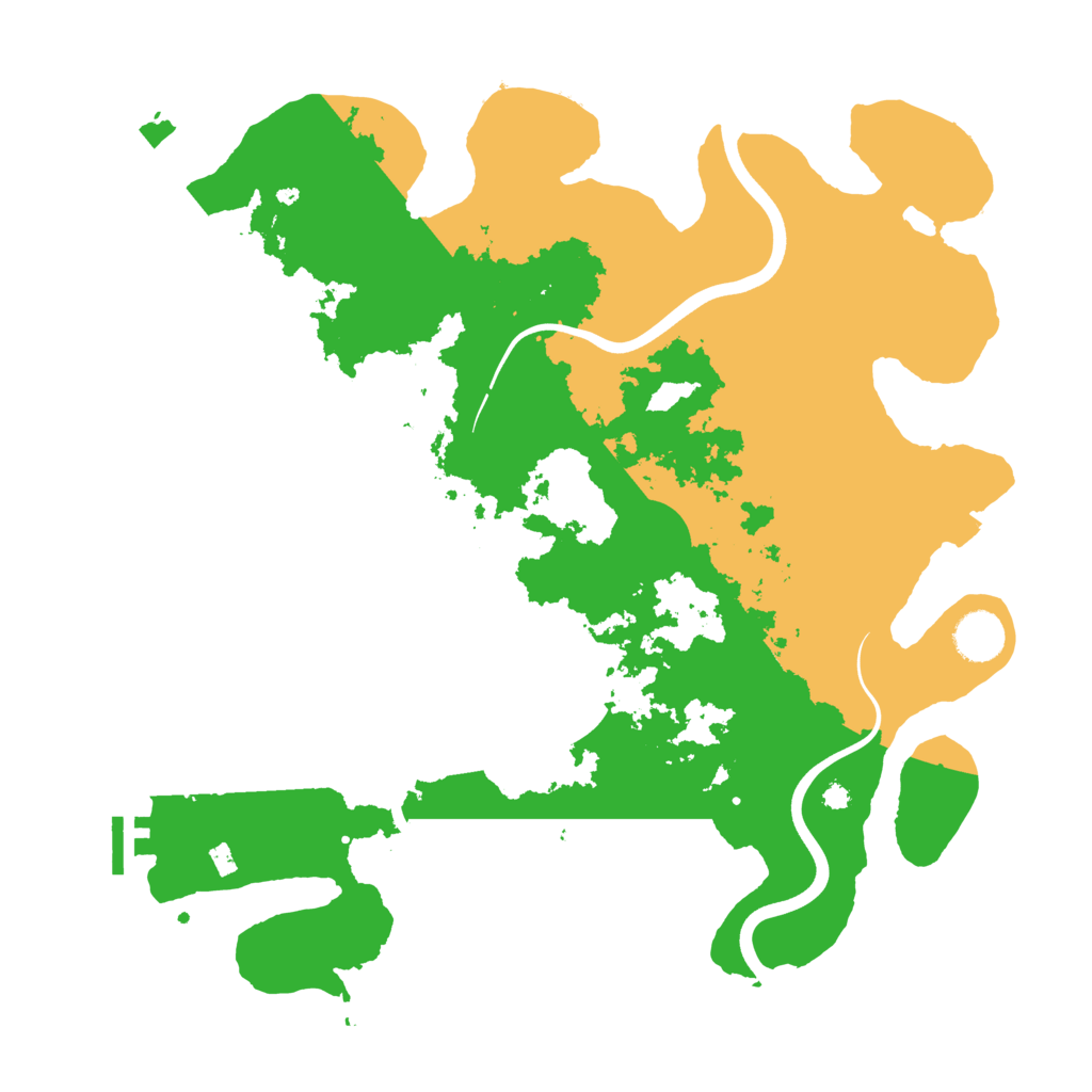 Biome Rust Map: Procedural Map, Size: 3800, Seed: 212950395