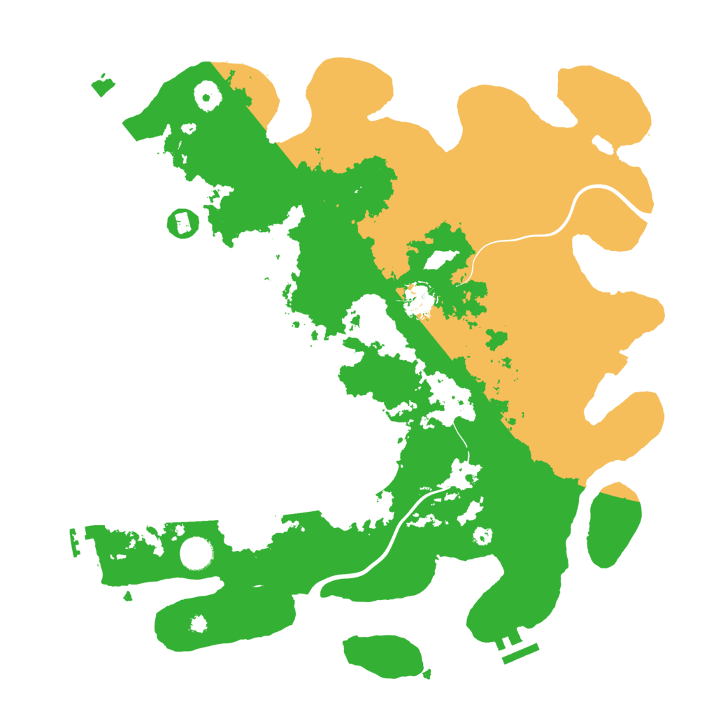 Biome Rust Map: Procedural Map, Size: 3800, Seed: 212950395