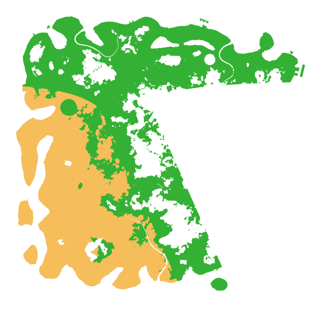 Biome Rust Map: Procedural Map, Size: 5000, Seed: 1006889942