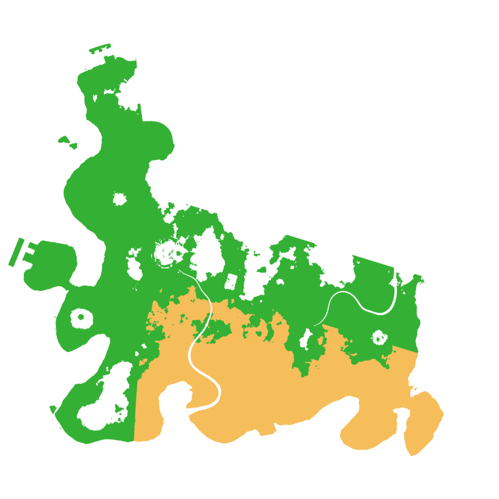 Biome Rust Map: Procedural Map, Size: 3400, Seed: 41202