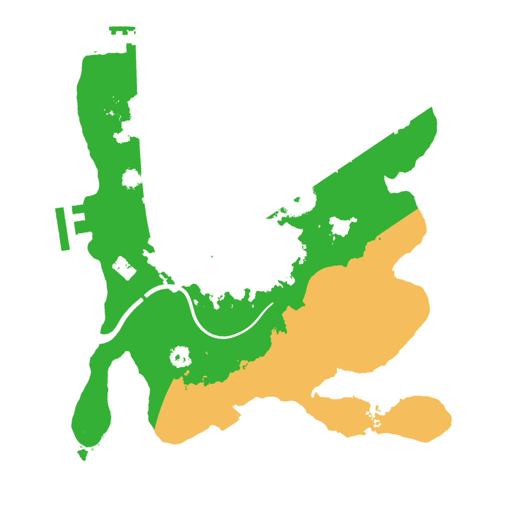 Biome Rust Map: Procedural Map, Size: 2400, Seed: 1508369508