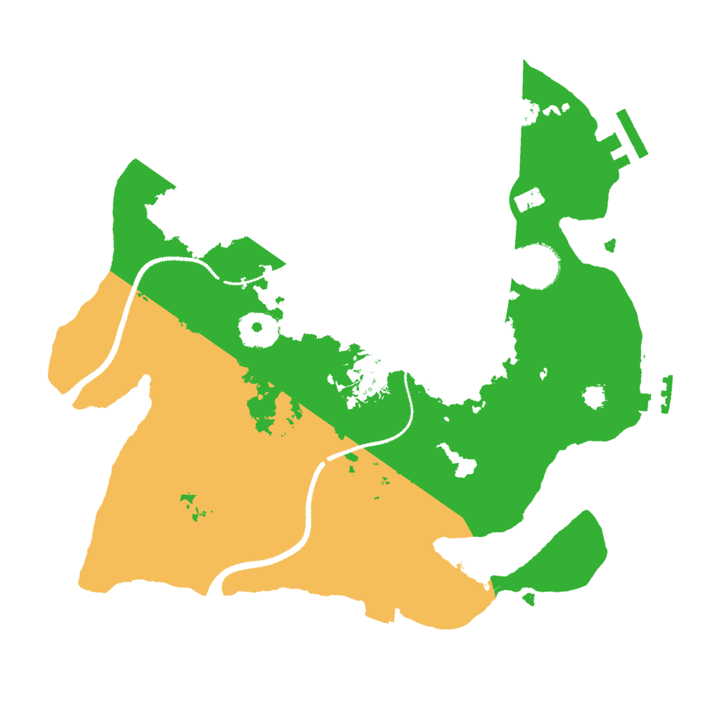 Biome Rust Map: Procedural Map, Size: 2800, Seed: 758679