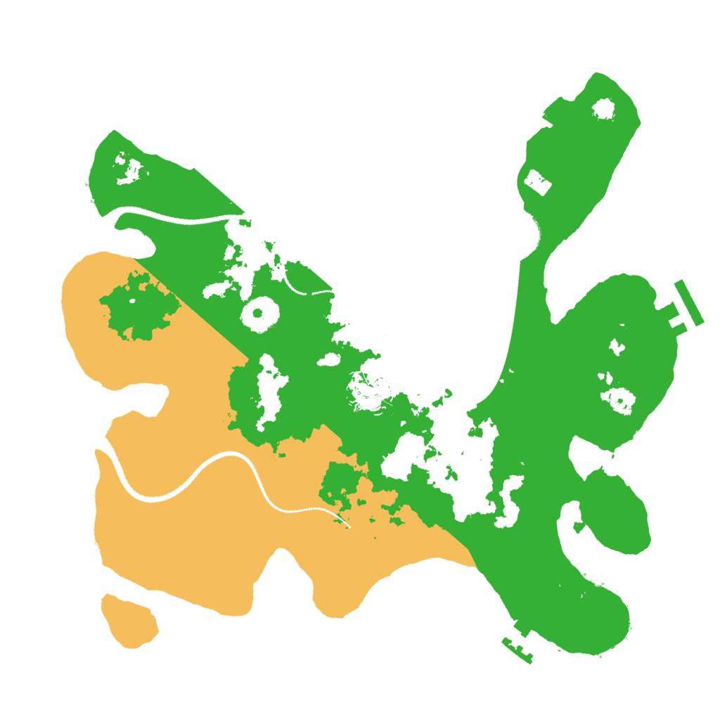 Biome Rust Map: Procedural Map, Size: 3000, Seed: 999897