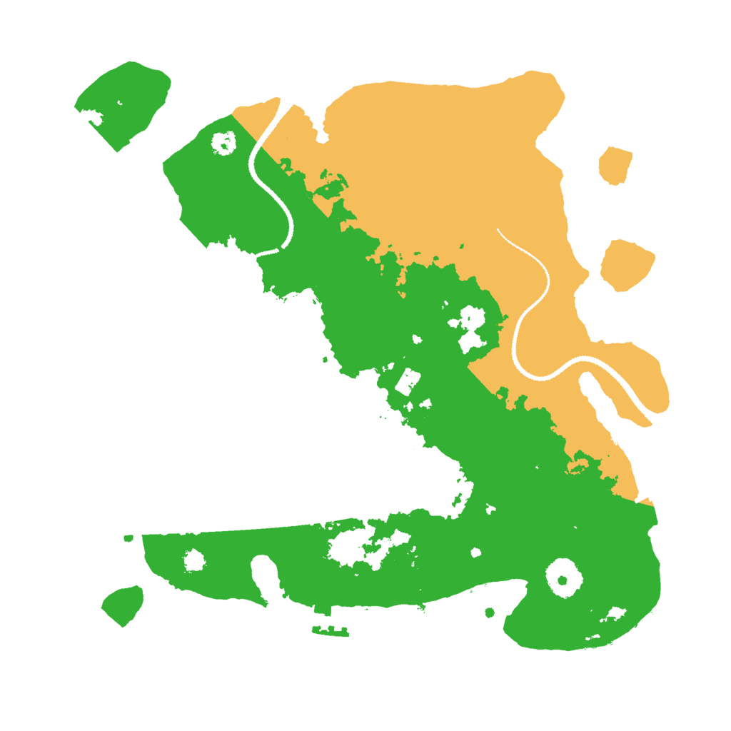 Biome Rust Map: Procedural Map, Size: 3000, Seed: 44957