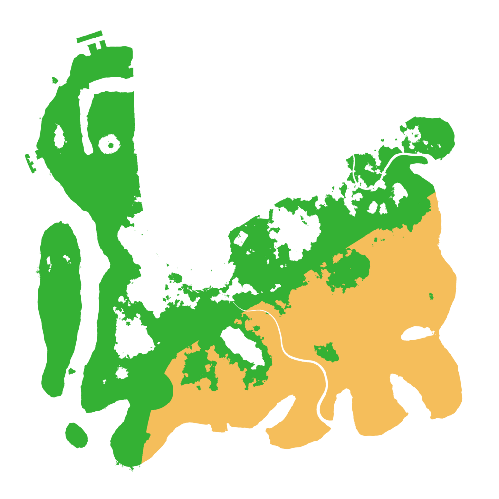 Biome Rust Map: Procedural Map, Size: 3801, Seed: 969887