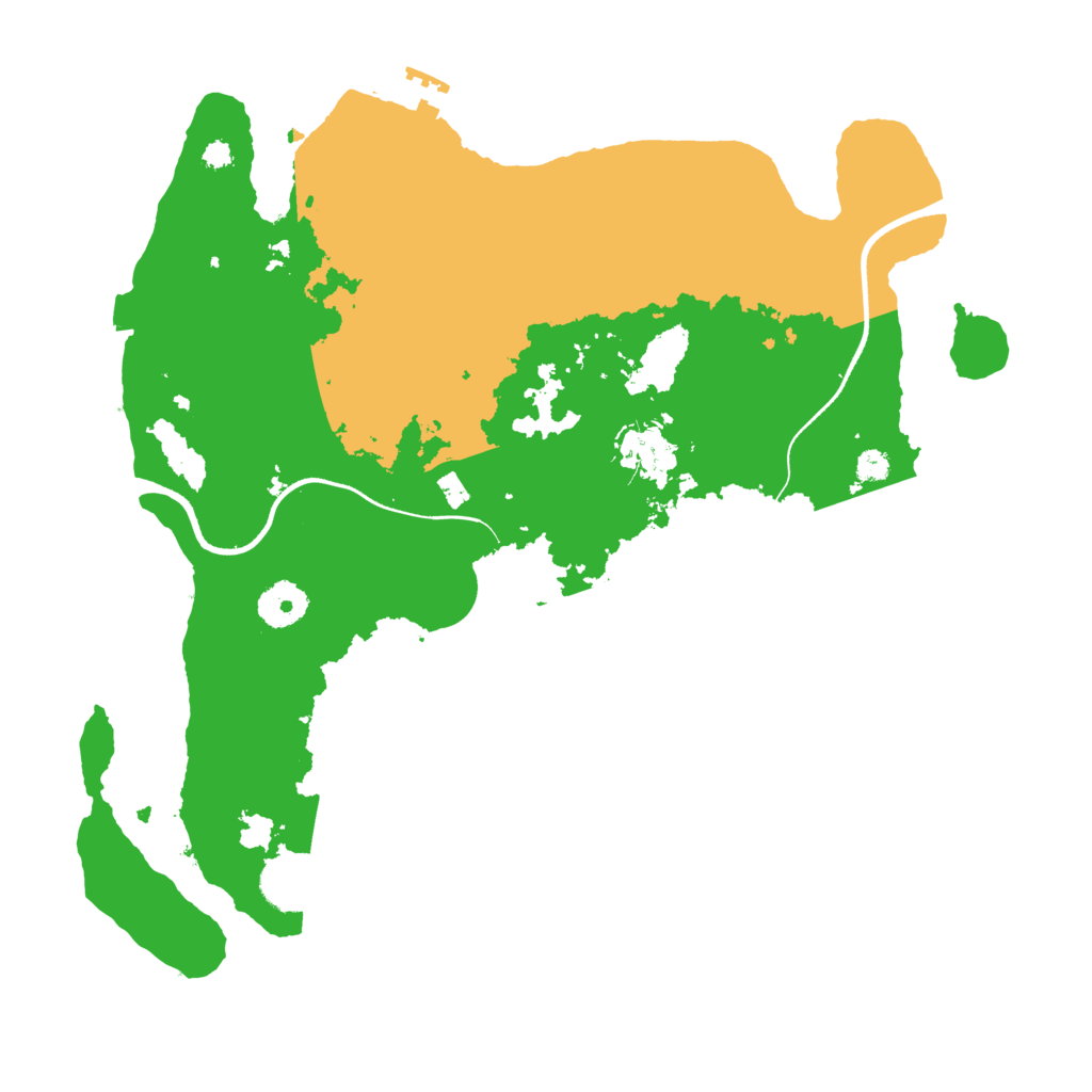 Biome Rust Map: Procedural Map, Size: 3500, Seed: 1790329316