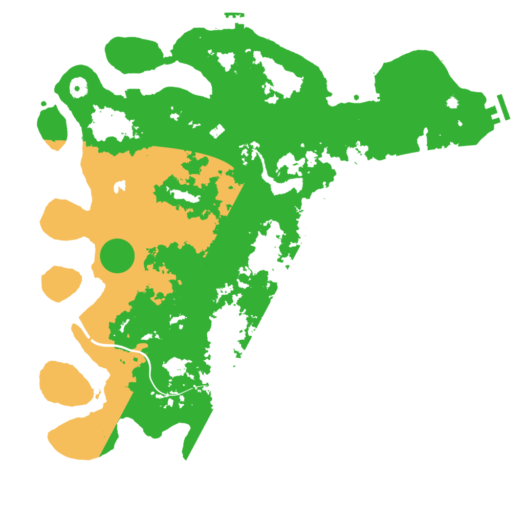 Biome Rust Map: Procedural Map, Size: 4000, Seed: 1129418553