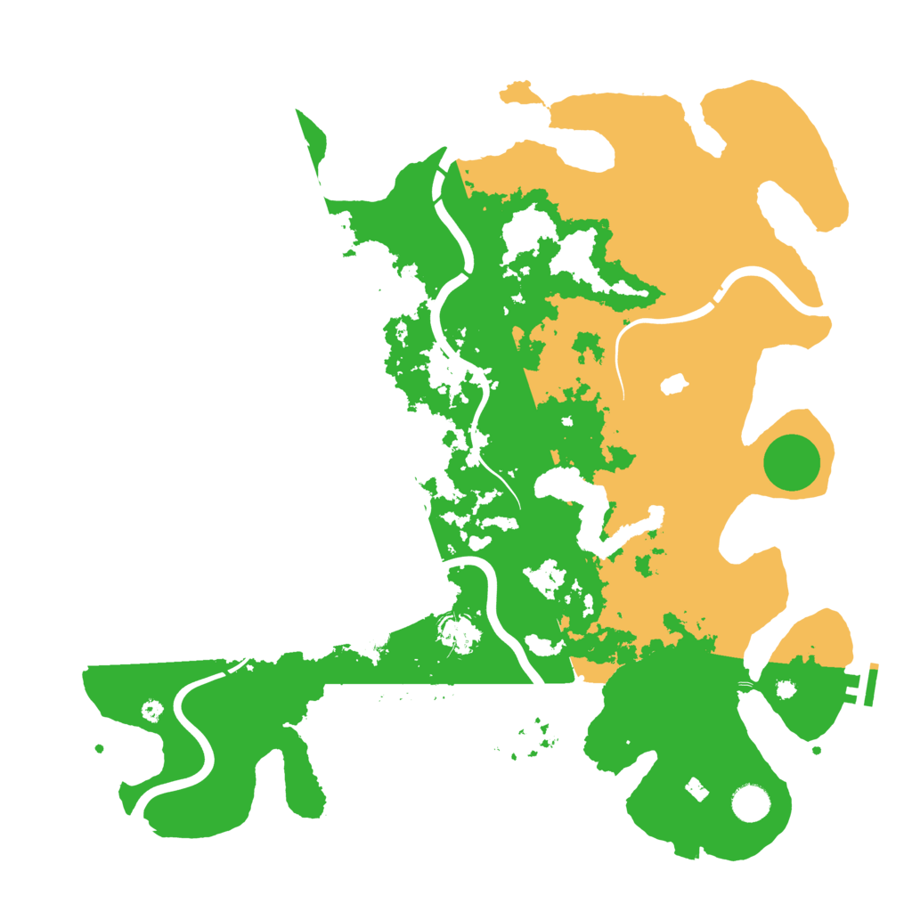 Biome Rust Map: Procedural Map, Size: 4250, Seed: 551582195